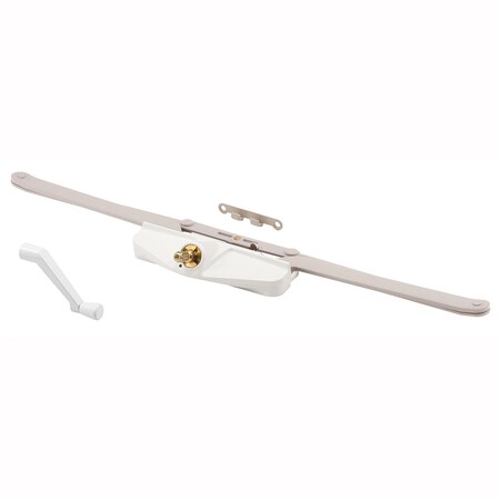 Prime-Line Awning Operator, 16-1/8 in., Diecast/Steel, White Color, Roto Crank Single Pack TH 23013-1